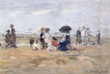 Trouville, Strandscen