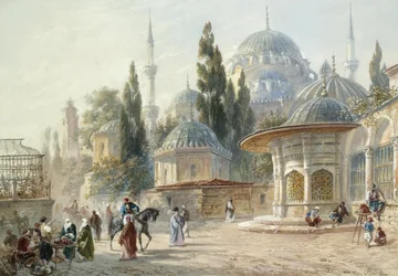 Sehzade-moskén i Konstantinopel