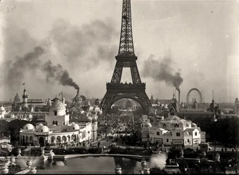 Utsikt över Exposition Universelle, Paris. 1900