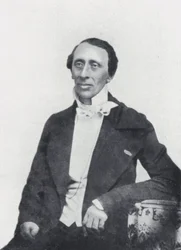 Poeten Hans Christian Andersen (s/v foto)