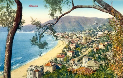 Utsikt över Alassio (foto)
