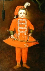 A Young Swordsman (olja på duk)