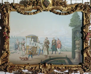En promenad i trädgården (wc)