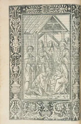 Illustration från Christian Decachordum av Marcus Vigerius (1446-1516), Fano