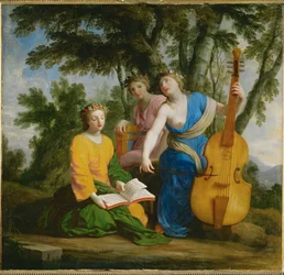 Melpomene, Erato och Polyhymnia...