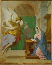 The Annunciation (målning på duk)
