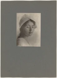 Ett studiehuvud,1910 (foto)