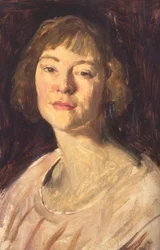 Porträtt (olja på duk)