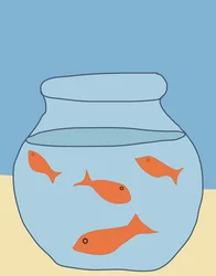 Goldfish In Bowl, 2015 (handritad på en iPad med en Apple-penna)