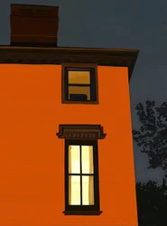 Orange Building, Brooklyn (digital konst)