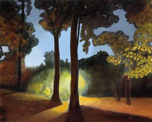Prospect Park, första ljuset (digital konst)