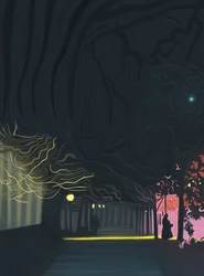 Trottoar, Prospect Park West, kl. 06.00 (digital konst)