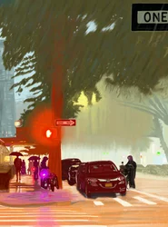 Regnväder sommartid, 2025 (digital konst)