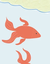 Two Goldfish In Bowl, 2015 (handritad på en iPad med en Apple-penna)
