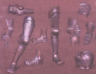 Study of Armour, No.1 (krita)