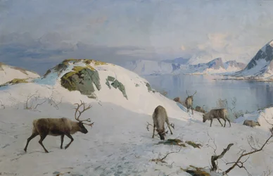 Renar vid havet (målning)