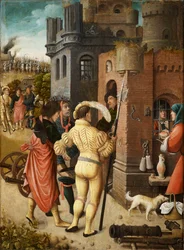 Scen från Saint Rochs liv, 1517.
