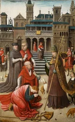Scen från Saint Rochs liv, 1517.