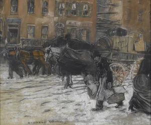 Vinter på 21st Street, New York