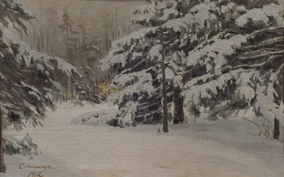 Vinter på öarna i Sankt Petersburg, 1912