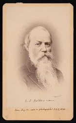 Porträtt av Samuel Stehman Haldeman 1812-1880, 5 februari 1874.