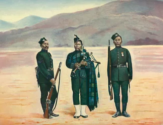 "The Fifth Gurkhas", 1901.
