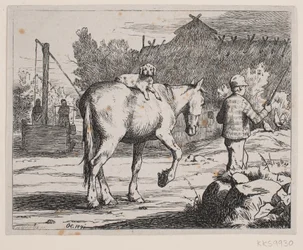 Illustration till en dikt av P. Hansen