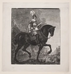 Karel van Mander: Christian IV till häst