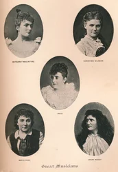 Stora musiker - Tavla XII, c1890, 1895