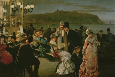Scarborough: Spa at Night, ca 1879