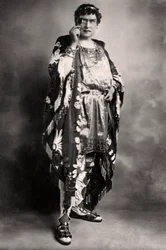 Herbert Beerbohm Tree 1853-1917, engelsk skådespelare, tidigt 1900-tal.