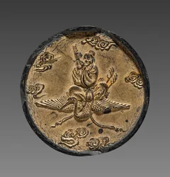 Bläckkaka med Wang Ziqiao, ca. 1600-1700-talet.