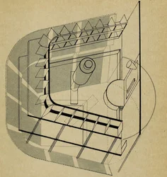 U-teatern. Från Scenen på Bauhaus Scenen på Bauhaus, 1925.
