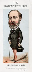 Albert Edward, Prins av Wales, 1874.