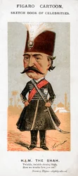 Shahen av Persien, 1800-talet.