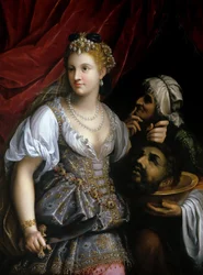 Judith med huvudet av Holofernes, ca. 1600.