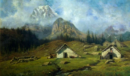 Stugor på Alpe Veglia