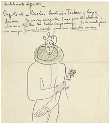 Autografbrev till Melchor Fernández Alamgro, Granada, slutet av januari 1926