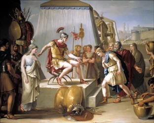 Scipios avhållsamhet,1800-talet (olja på duk)