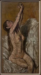 Naken flicka