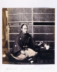 En japansk Yaconin, ca 1864-1866