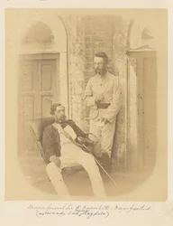 Generalmajor Sir R. Napier, K.C.B. och Major Greatherd