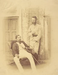 Generalmajor Sir Robert Napier och överstelöjtnant William Wilberforce Harris Greathed, Bengal