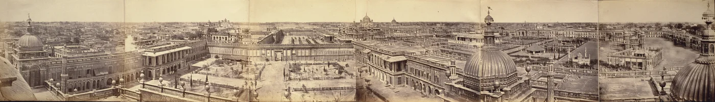 Panorama över Lucknow, taget från den stora imambaran