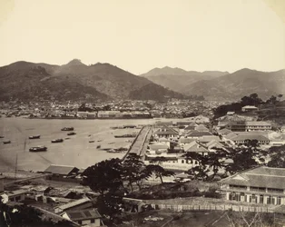 Delvis panoramautsikt över Nagasaki