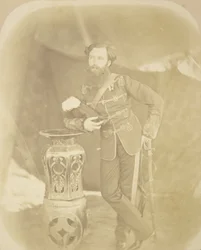 Porträtt av överste Henry Hope Crealock, biträdande assistent, generaladjutant