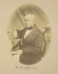 Porträtt av Sir Robert Montgomery, Esq., B.C.S, Chief Commissioner i Oude