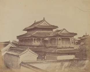 Konfucius tempel, Pekin, oktober 1860, 1860.