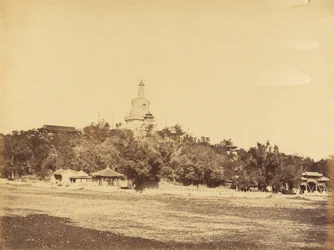 Den stora pagoden på Imperial Winter Garden Palace, 29 oktober 1860