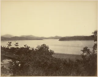 Utsikt från Fort Monocacy med Fort McKee i fjärran